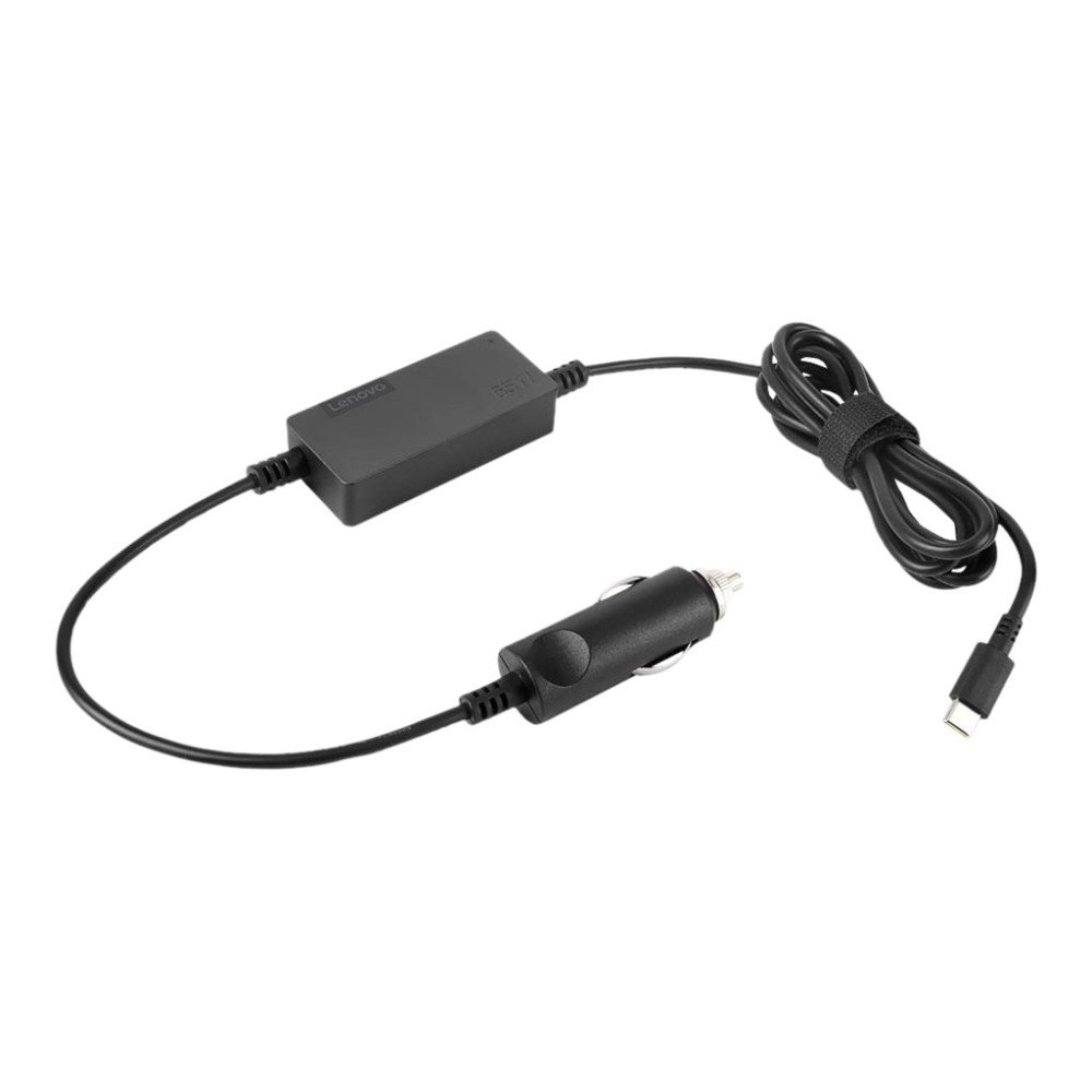 Lenovo Lenovo 65W USB-C DC Travel Adapter - strömadapter för bil - 65 watt - Lenovo Campus