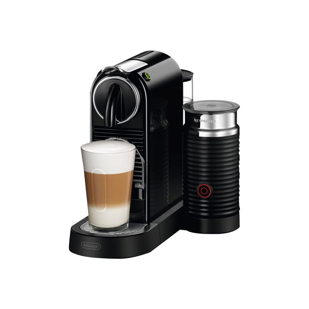 Delonghi De'Longhi Nespresso CitiZ EN 267.BAE - kaffemaskin med mjölkskummare - 19 bar - svart