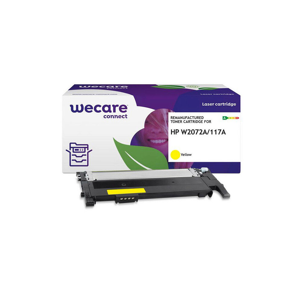 Wecare Toner WECARE HP W2072A 117A 1K gul