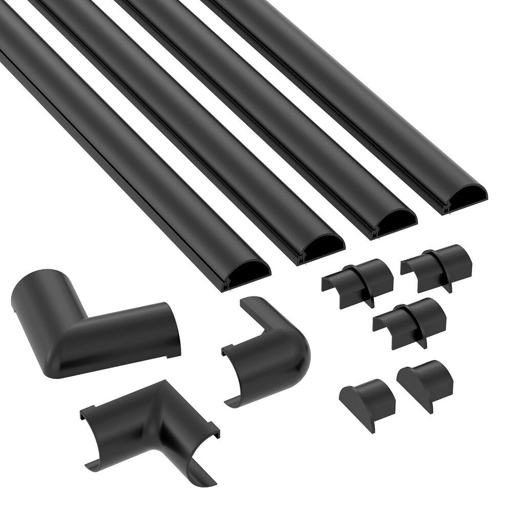 D-LINE Trunking Kit 20x10 4x 1.0m Black