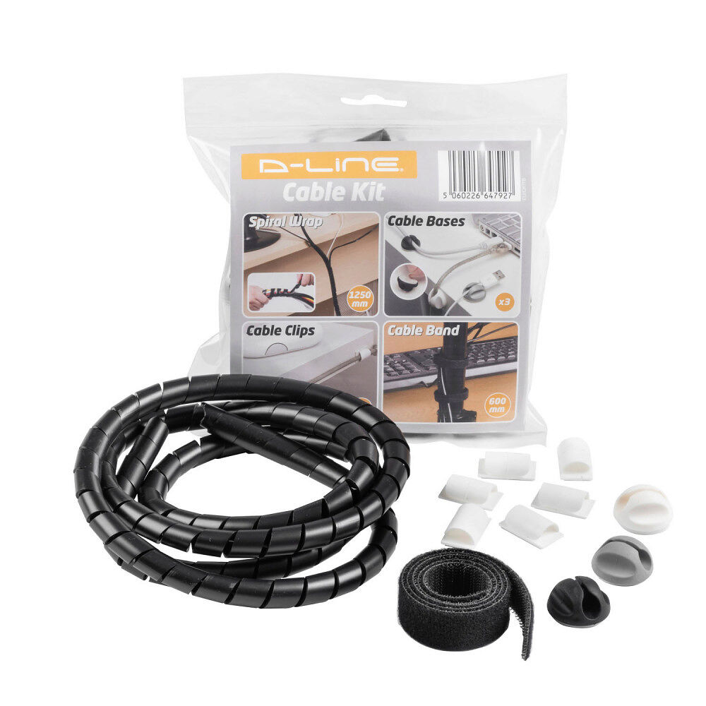 D-LINE Accessory Pack for Cable Black