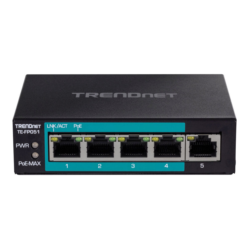 TRENDnet TRENDnet TE-FP051 - switch - 5 portar - ohanterad
