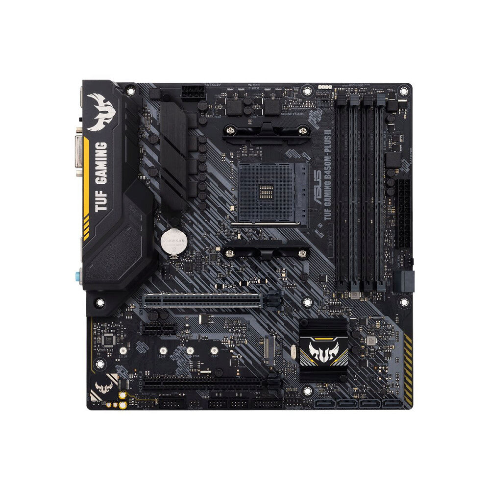 ASUS ASUS TUF GAMING B450M-PLUS II - moderkort - micro ATX - Socket AM4 - AMD B450