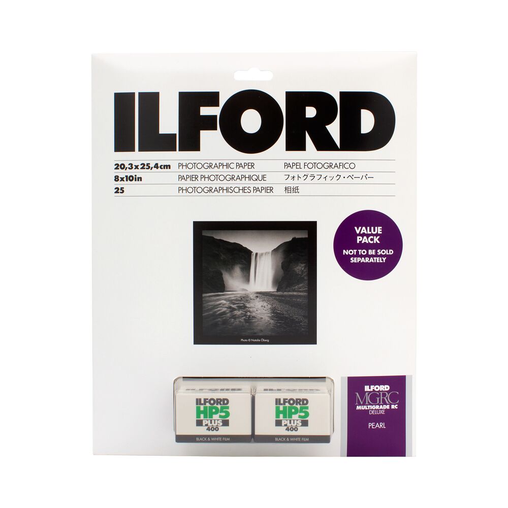 ILFORD PHOTO Ilford Multigrade RC deluxe Pearl valuepack incl HP5 Plus films