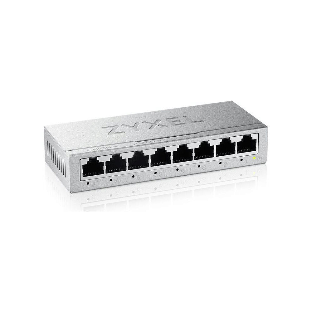 ZyXEL Zyxel GS-100 series GS-108B - Version 5 - switch - 8 portar - ohanterad