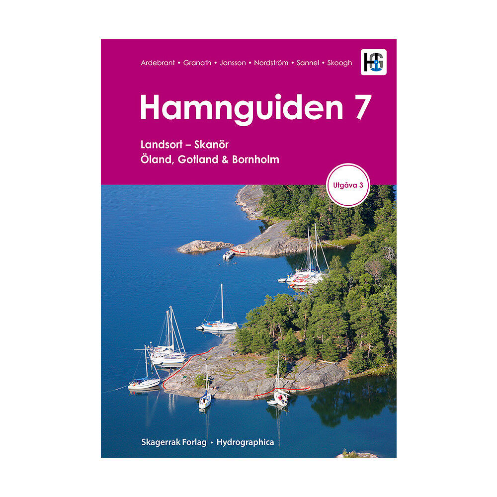 Läromedelsförlaget Skagerrak Hamnguiden 7. Landsort – Skanör, Öland, Gotland & Bornholm (bok, spiral)