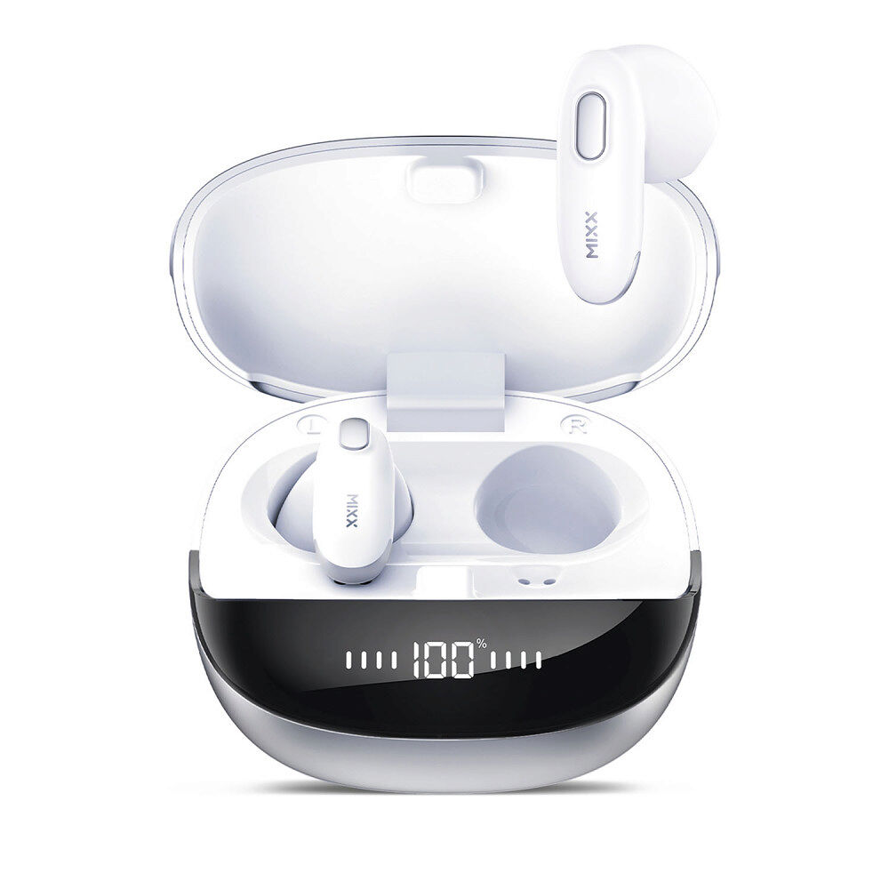 MIXX Headphone Hybrid Charge 2 In-Ear TWS Qi White