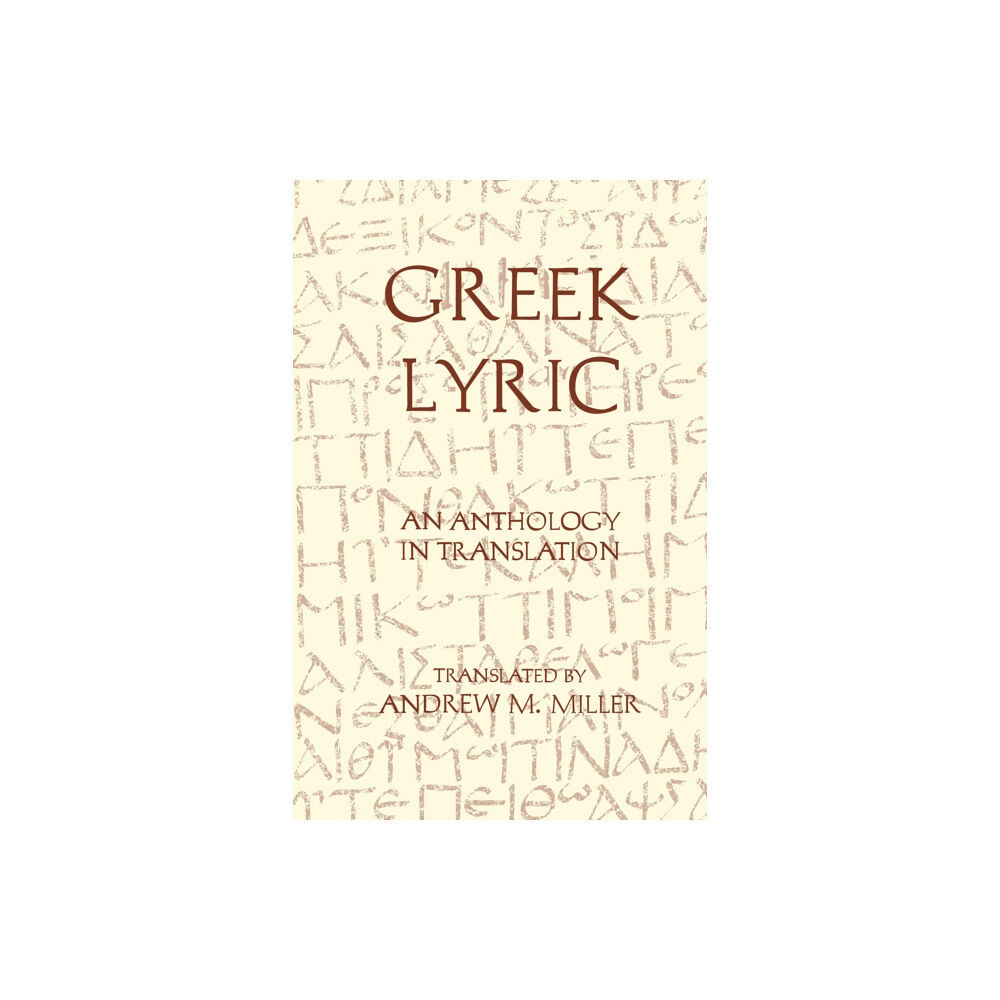 Hackett Publishing Co, Inc Greek Lyric (häftad, eng)