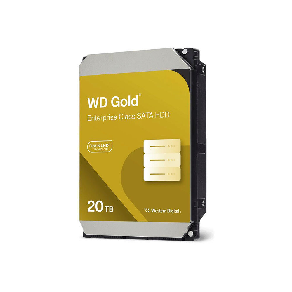 WD WD Gold WD203KRYZ - hårddisk - Enterprise - 20 TB - SATA 6Gb/s