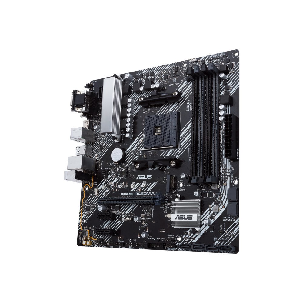 ASUS ASUS PRIME B450M-A II - moderkort - micro ATX - Socket AM4 - AMD B450