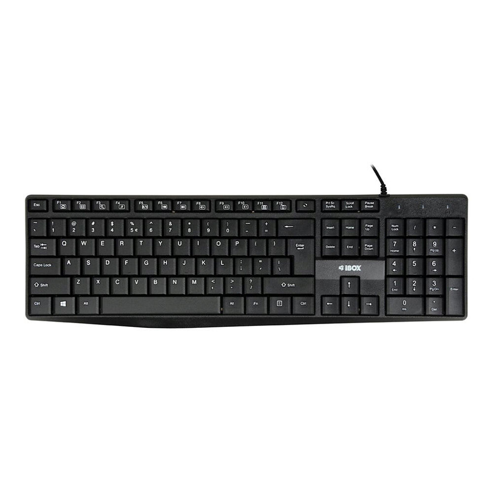 IBOX iBOX Eris - tangentbord - QWERTY - svart Inmatningsenhet