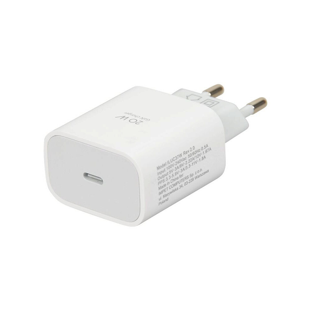 IBOX iBOX C-37 strömadapter - USB-C - 20 Watt