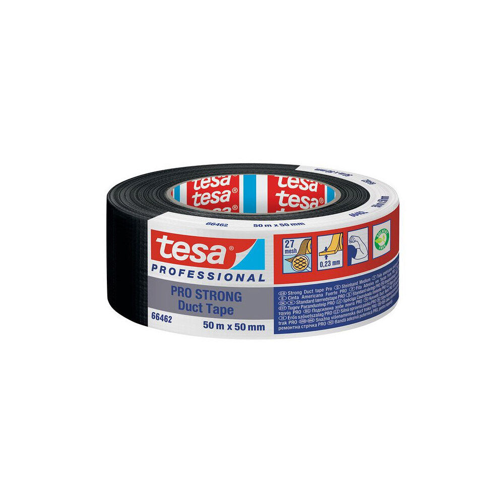 tesa Vävtejp TESA PRO STRONG 50mmx50m svart