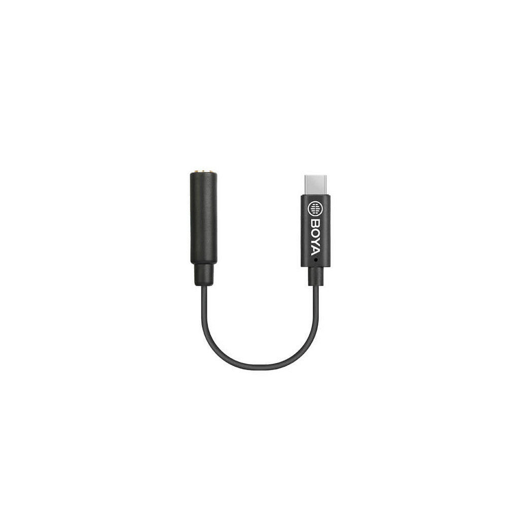 BOYA Mikrofondapter USB-C - 3.5mm BY-K4 Hane - Hona TRS (Öppnad)