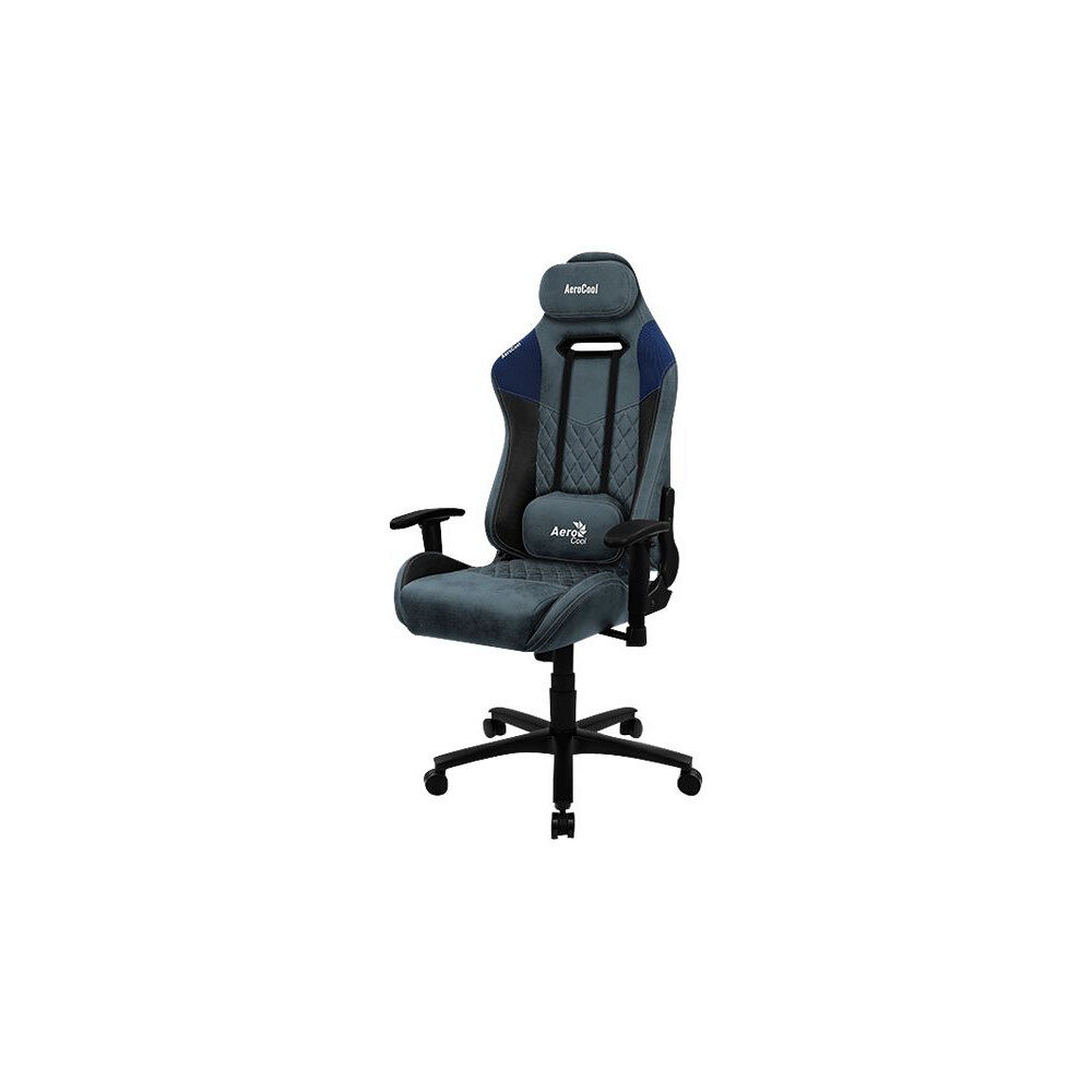AeroCool AeroCool DUKE - stol - högdensitetsskum, kolfiber, mikrofiber, premiumtyg, konstläder, mocka - stålblå