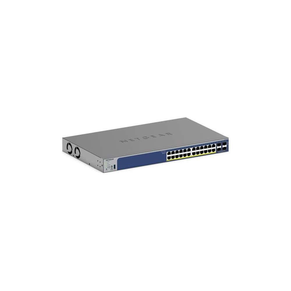 Netgear NETGEAR Smart GS728TXP - v3 - switch - 24 portar - smart - rackmonterbar