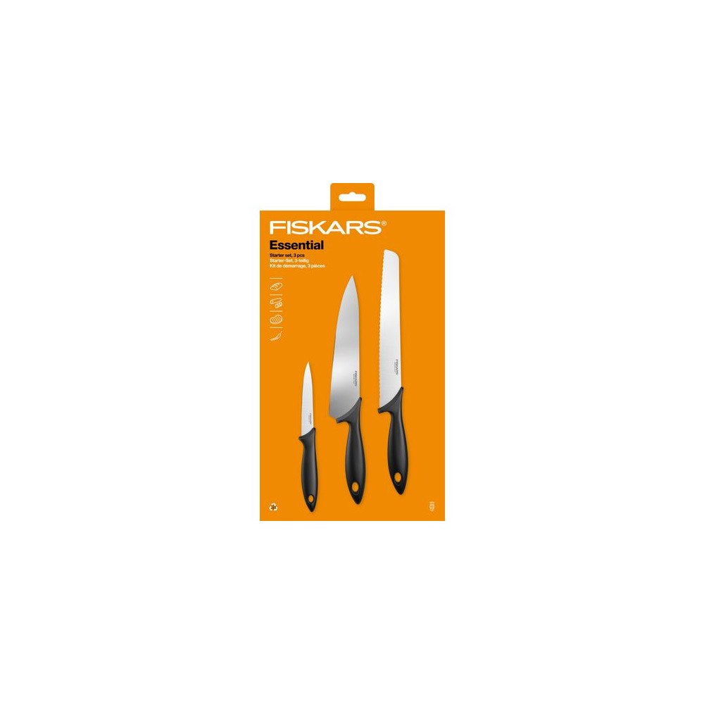 Fiskars Knivset FISKARS Essential 3 delar