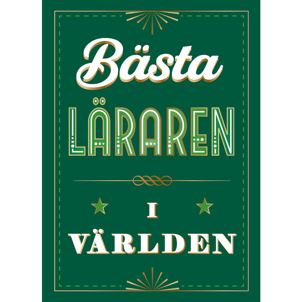 Tukan Förlag Bästa läraren i världen (inbunden)