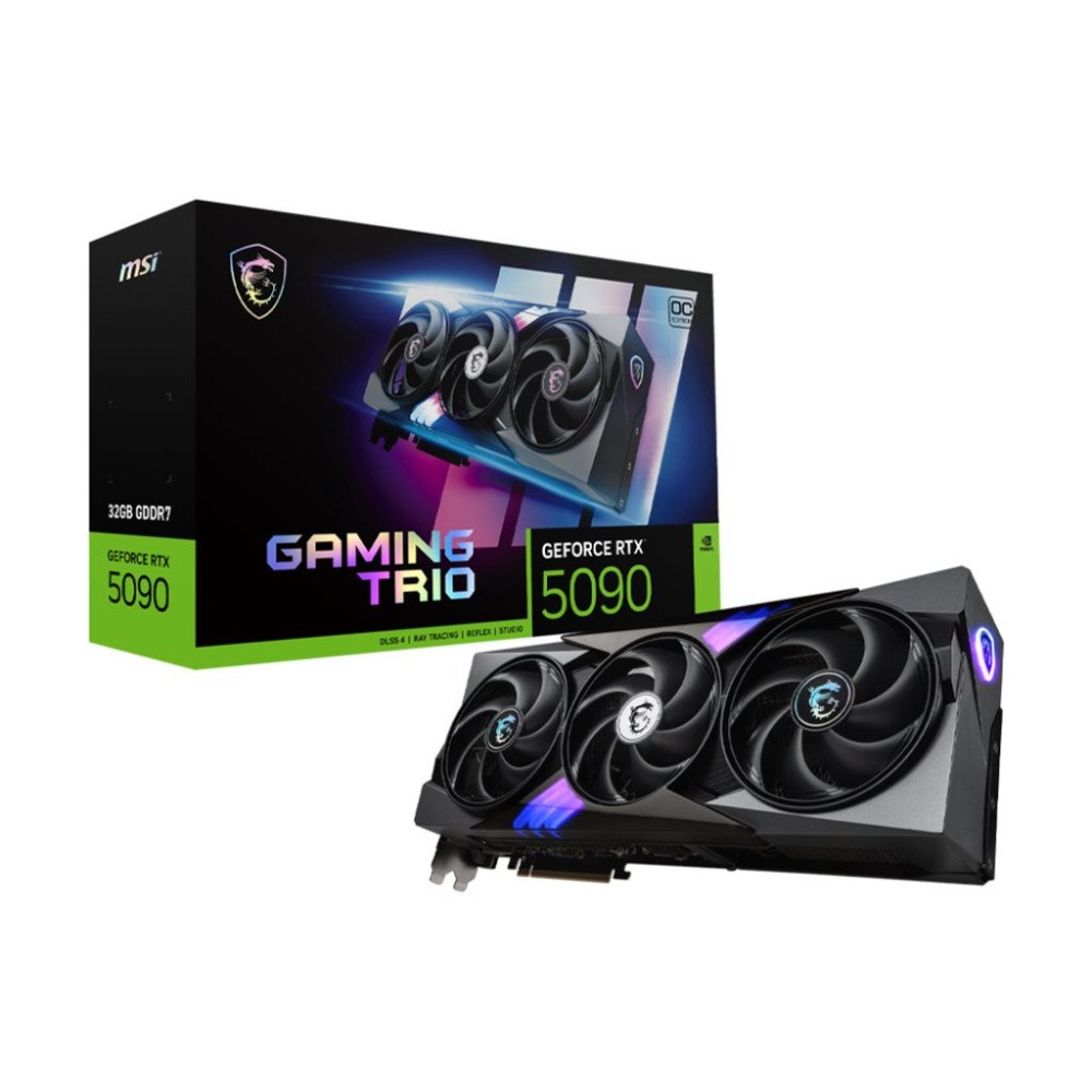 MSI MSI GeForce RTX 5090 32G GAMING TRIO OC - grafikkort - GeForce RTX 5090 - 32 GB