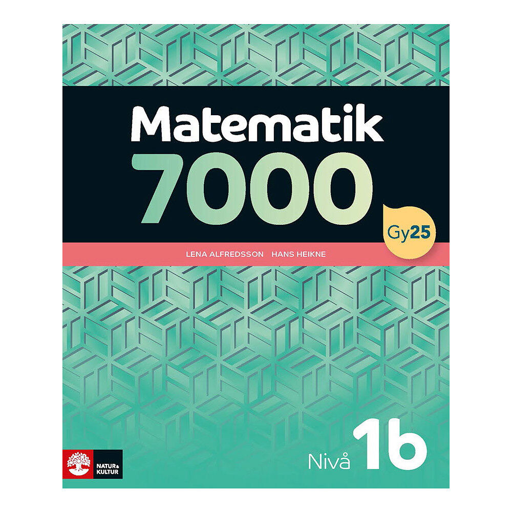 Lena Alfredsson Matematik 7000 nivå 1b (häftad)