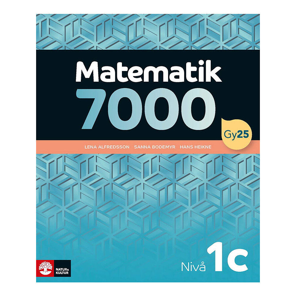 Lena Alfredsson Matematik 7000 nivå 1c (häftad)