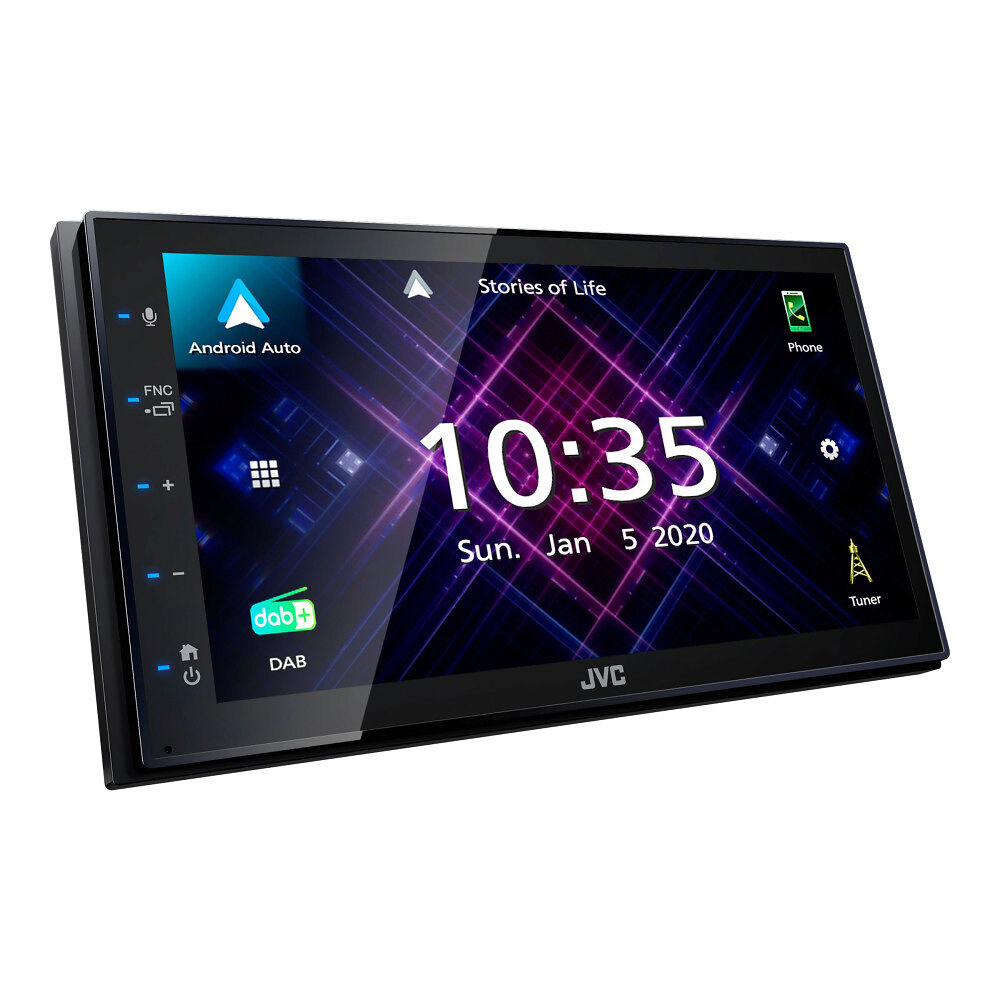 JVC JVC KW-M560BT - digital mottagare - display 6.8" - inbyggd enhet - Dubbel-DIN