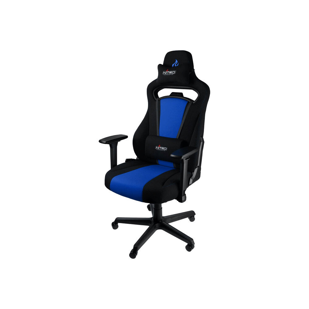 Nitro Concepts Nitro Concepts E250 - stol - stål, mikrofiber - svart, blå