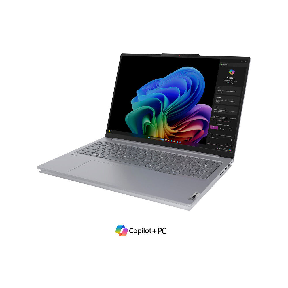 Lenovo Lenovo ThinkBook 16 G7 QOY - Copilot+ PC - 16" - Qualcomm Snapdragon X Plus - X1P-42-100 - 32 GB RAM - 512 GB SSD - enge...
