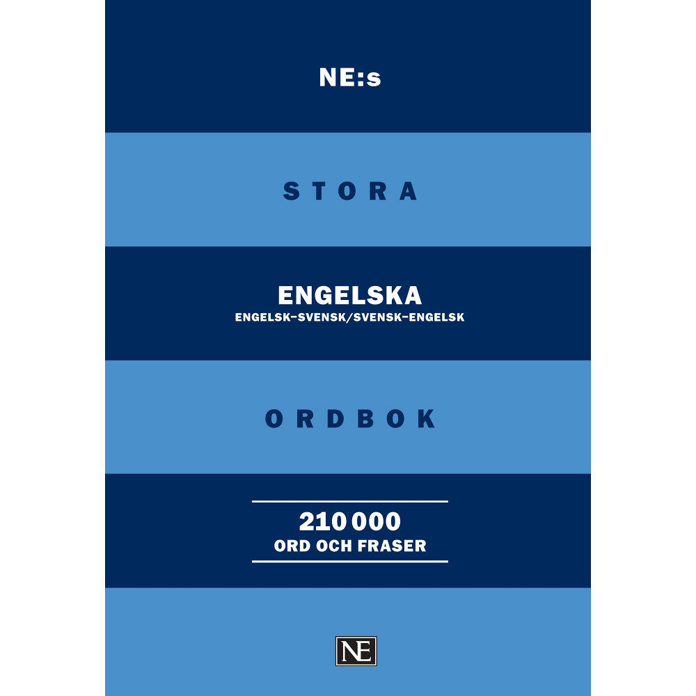 NE Nationalencyklopedin NE:s stora engelska ordbok : 210 000 ord och fraser (inbunden) (Skadad)