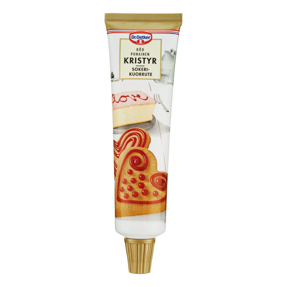 Dr. Oetker Kristyr 125 g - Röd (Utgånget datum)