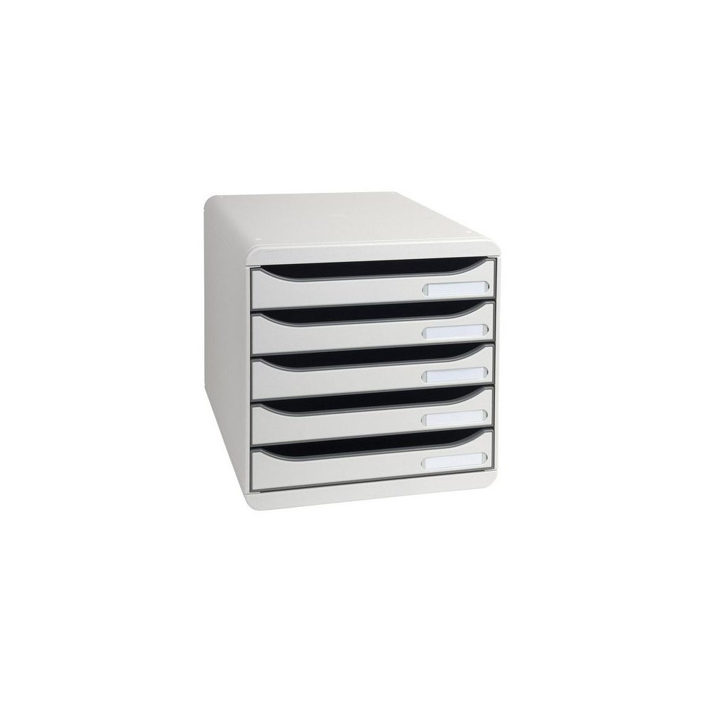 EXACOMPTA Blankettbox EXACOMPTA BIGBOX 5 lådor grå