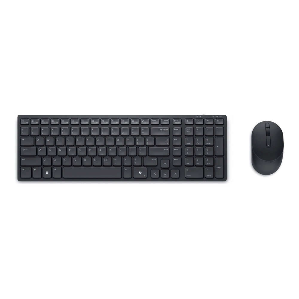 DELL Dell Pro Compact Silent Keyboard and Mouse - KM555 - sats med tangentbord och mus - QWERTY - hela norden - svart Inmatni...