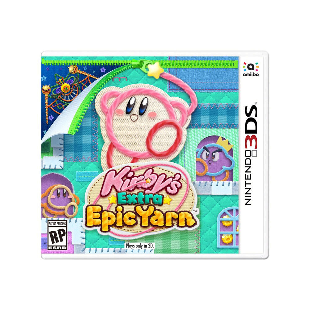 Nintendo Kirby's Extra Epic Yarn - Nintendo 3DS, Nintendo 2DS, New Nintendo 2DS XL