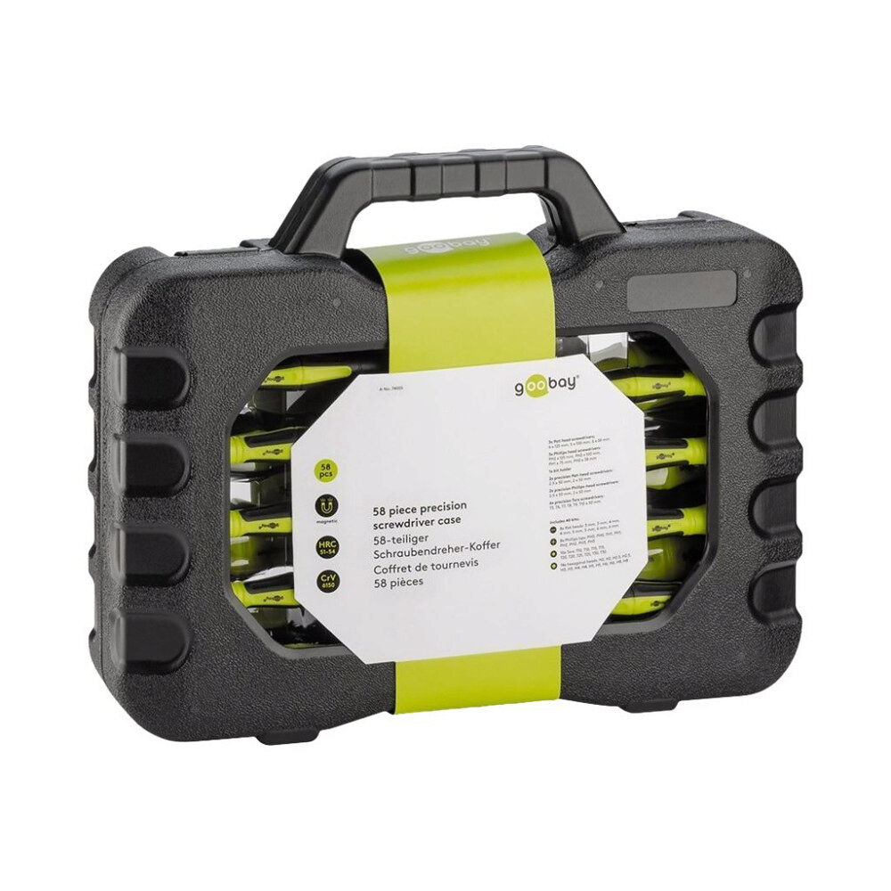 Goobay goobay - skruvmejsel med bituppsättning - 58 delar