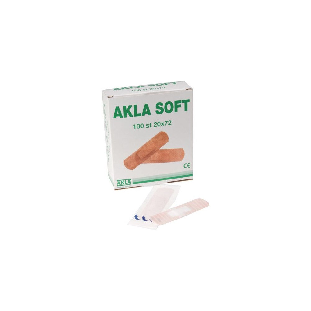AKLA Plåster AKLA Soft NW 20x72mm 100/fp