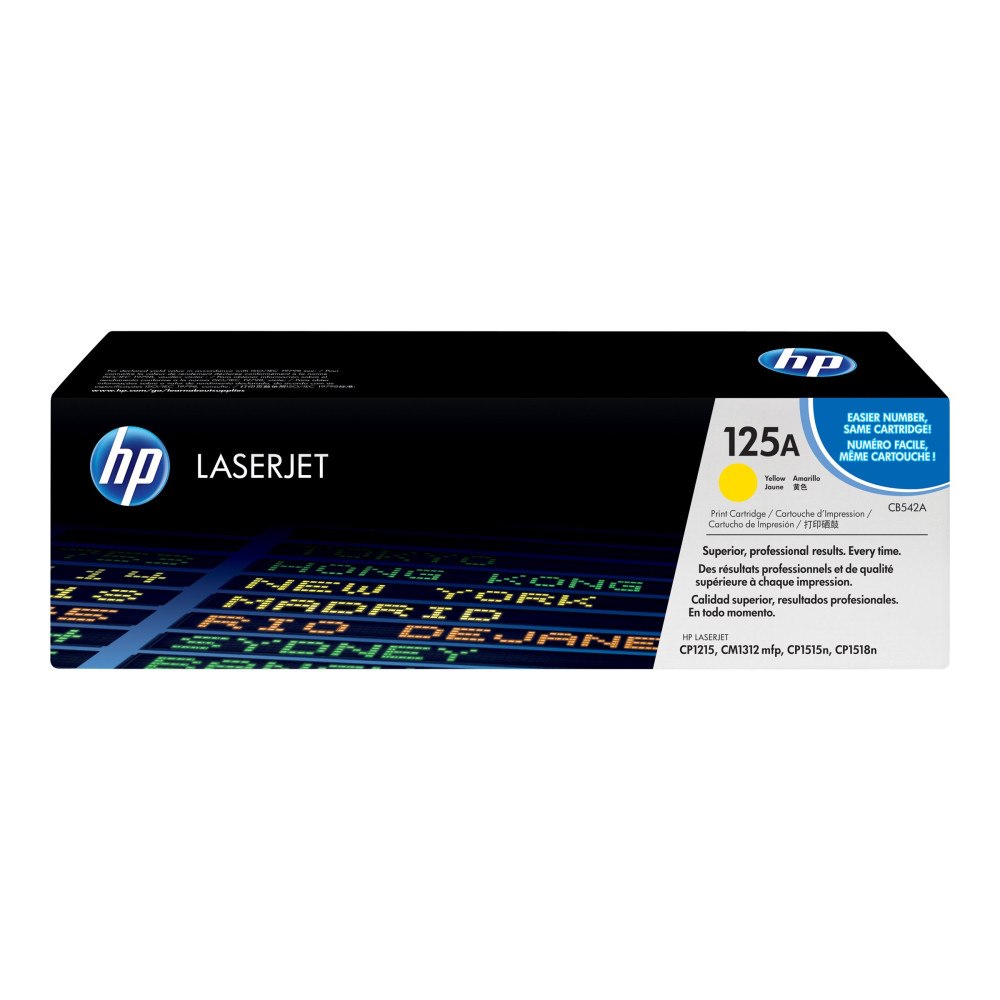 Hewlett-Packard HP 125A - gul - original - LaserJet - tonerkassett (CB542A)