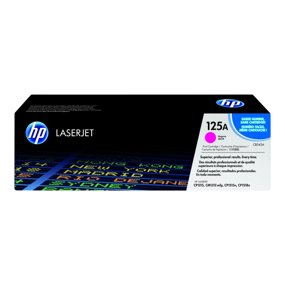 Hewlett-Packard HP 125A - magenta - original - LaserJet - tonerkassett (CB543A)