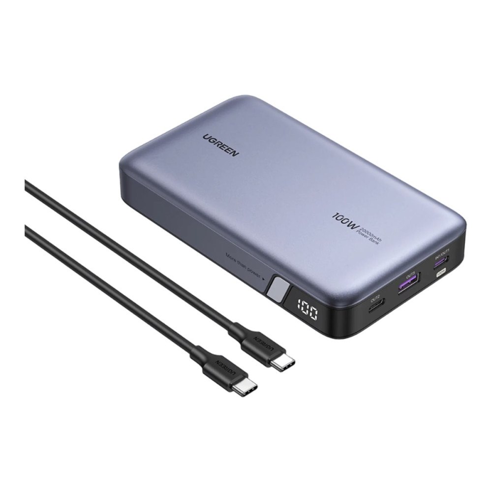 Ugreen Ugreen Nexode strömförsörjningsbank - USB, 2 x USB-C - 100 Watt