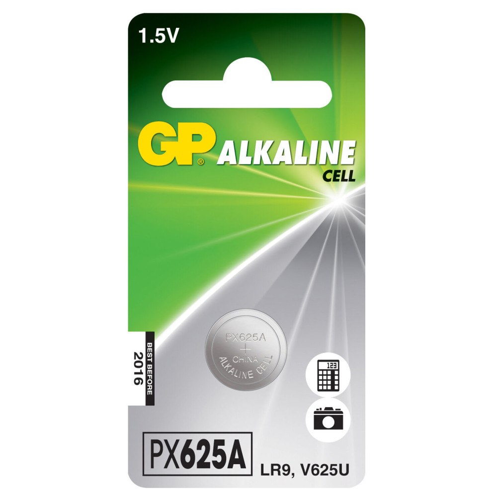 GP Alkaline Coin Cell PX625A/LR9 1-pack