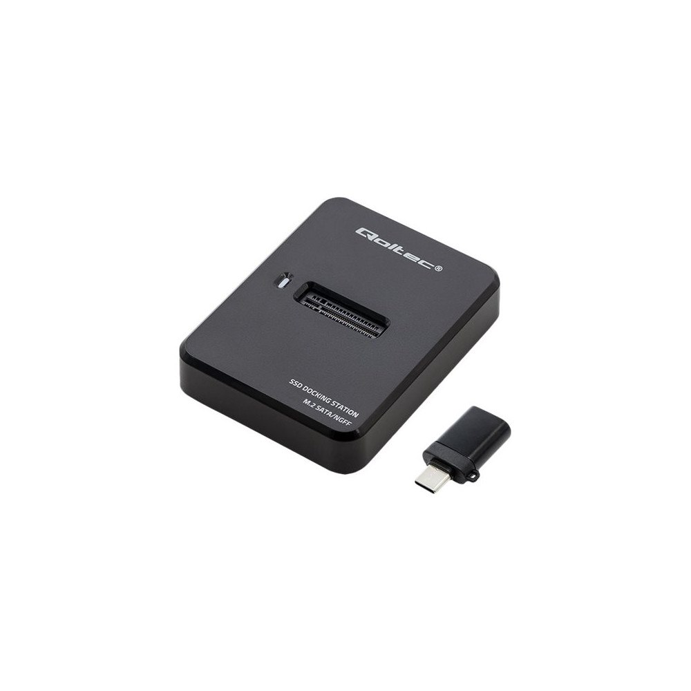 Qoltec Qoltec - SSD-dockningsstation - M.2 Card (SATA) - USB 3.1 (Gen 1)