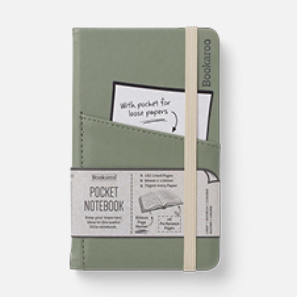 If plc Bookaroo Pocket Notebook (A6) Journal - Fern (pocket, eng)