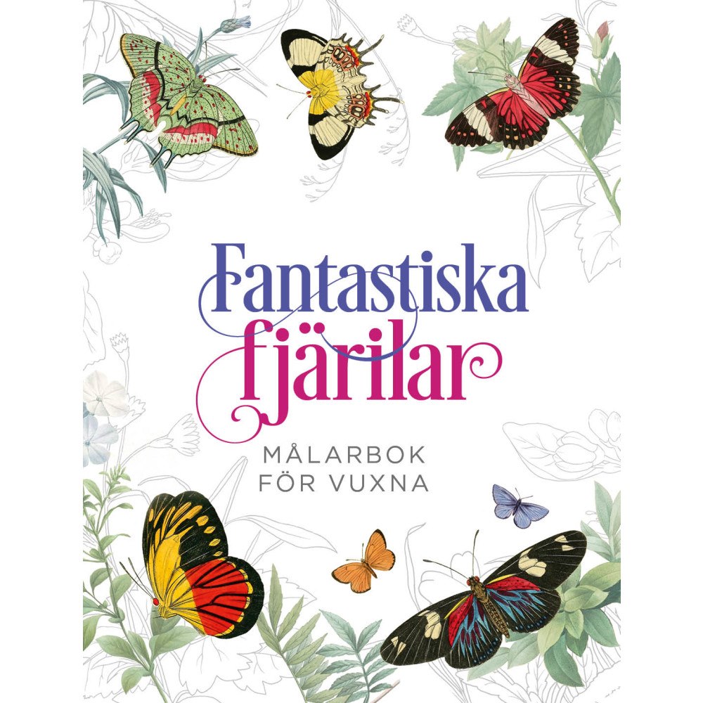Barthelson Förlag Fantastiska fjärilar (inbunden)