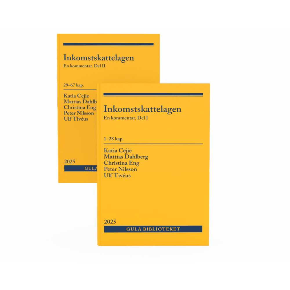 Katia Cejie Inkomstskattelagen : En kommentar. Del I och del II (häftad)