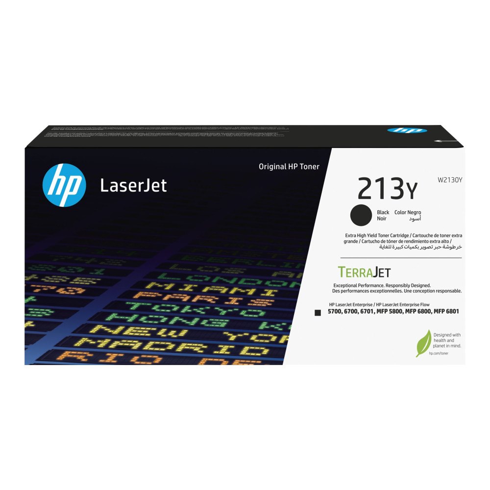Hewlett-Packard HP 213Y - Extra lång livslängd - svart - original - LaserJet - tonerkassett (W2130Y)