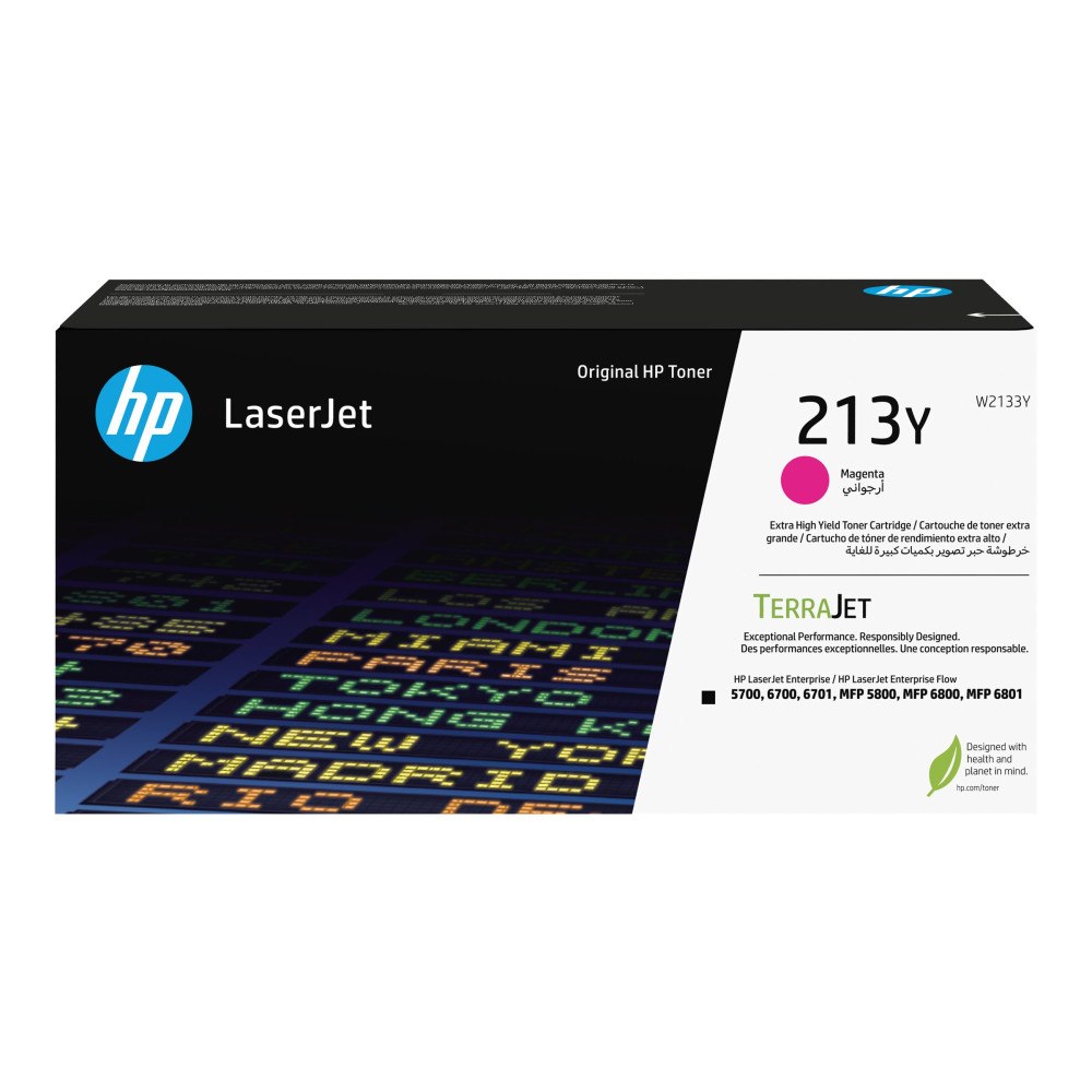 Hewlett-Packard HP 213Y - Extra lång livslängd - magenta - original - LaserJet - tonerkassett (W2133Y)