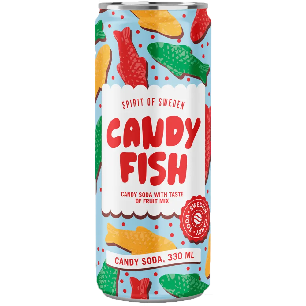 Spirit of Sweden Candy Fish Läsk 33 cl
