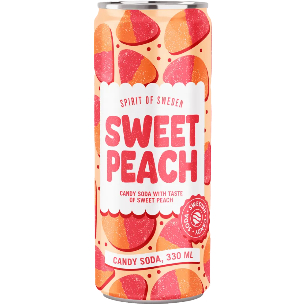 Spirit of Sweden Sweet Peach Läsk 33 cl