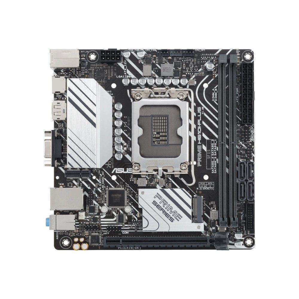 ASUSTeK COMPUTER ASUS PRIME H610I-PLUS-CSM - moderkort - mini ITX - LGA1700-uttag - H610