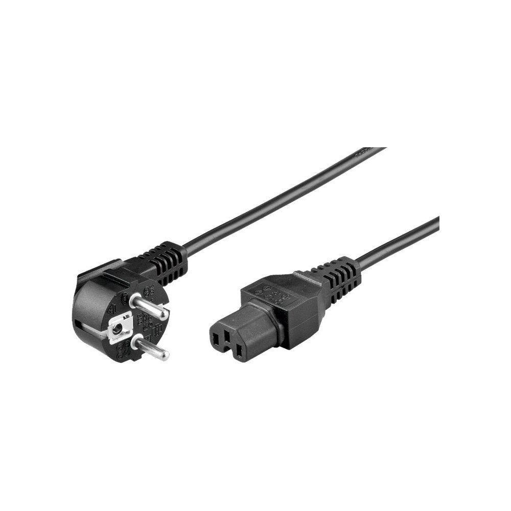 Goobay goobay - strömkabel - IEC 60320 C15 till power CEE 7/7 - 2 m