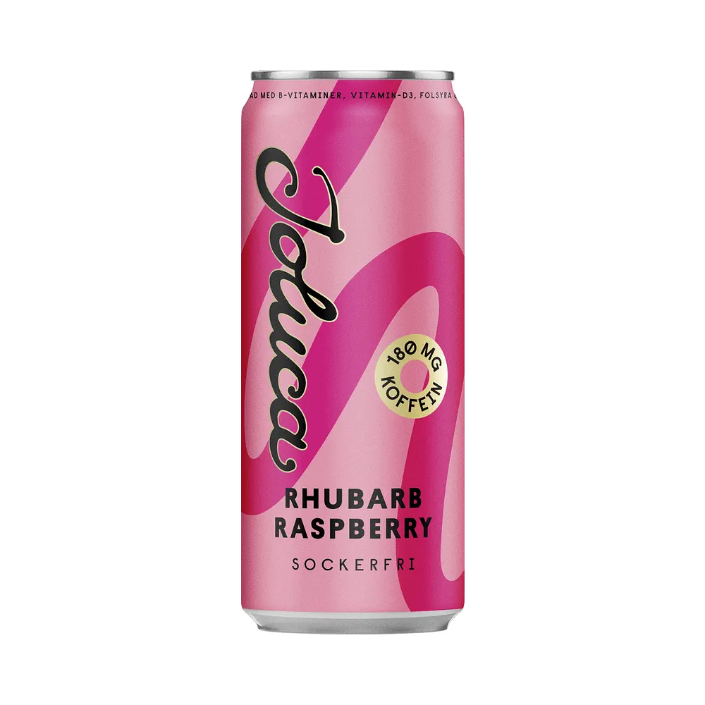 Joluca Joluca Rhubarb Raspberry Energidryck 33 cl